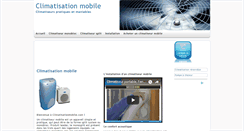 Desktop Screenshot of climatisationmobile.com